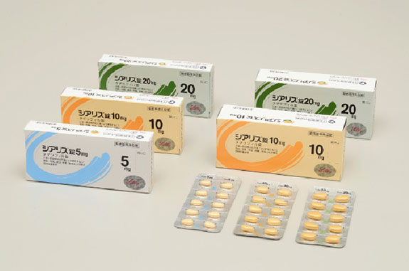 シアリス錠 5mg/10mg/20mg　　発売元：日本新薬株式会社、製造販売元：日本イーライリリー株式会社